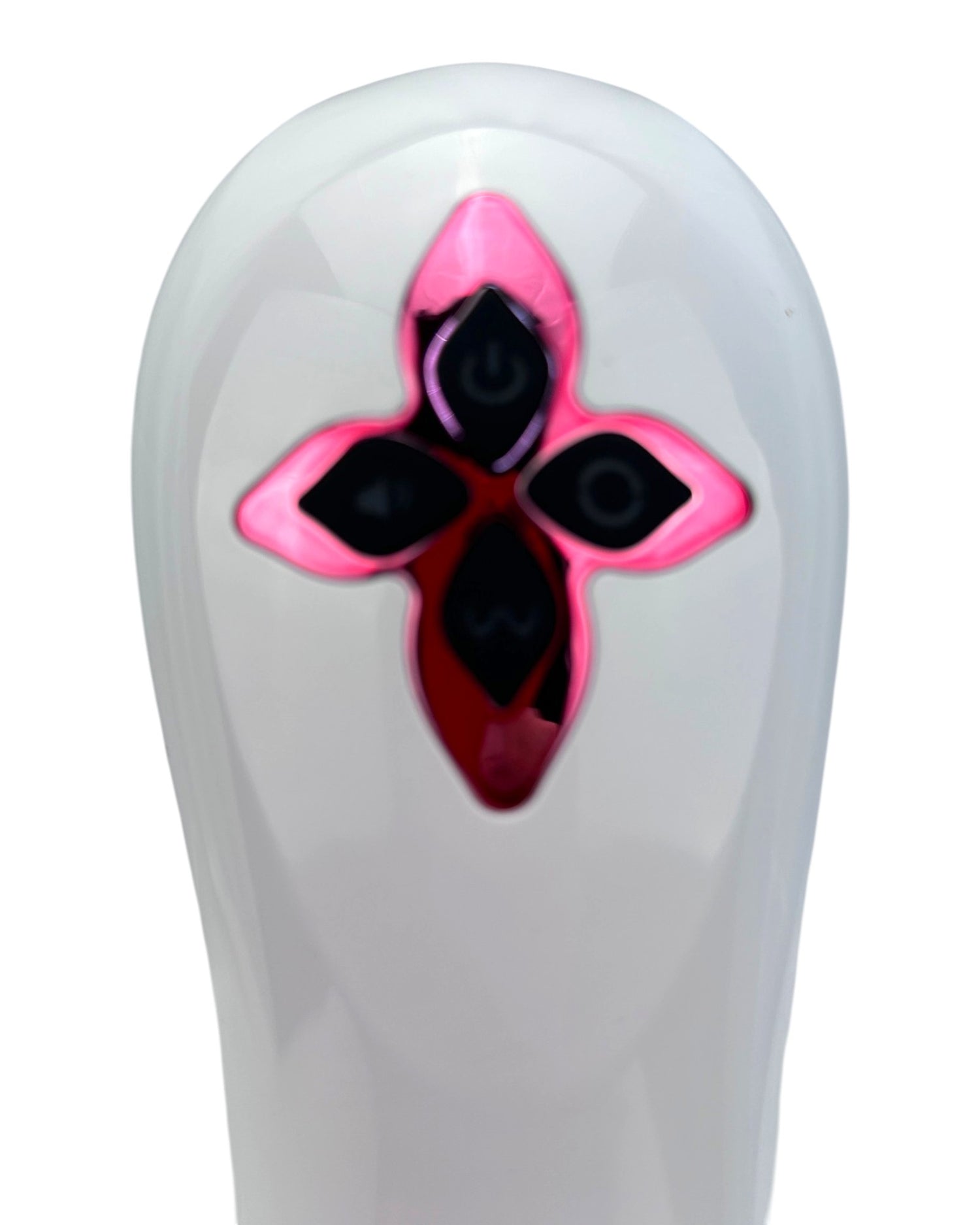 Masturbador Dual Fire desmontable con doble entrada (vagina y glúteos), succión, vibración y textura realista Glow & Vibe.