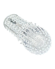 Funda Glow Stretch de gel elástico y suave con textura realista, diseño ergonómico y ajuste perfecto Glow & Vibe.