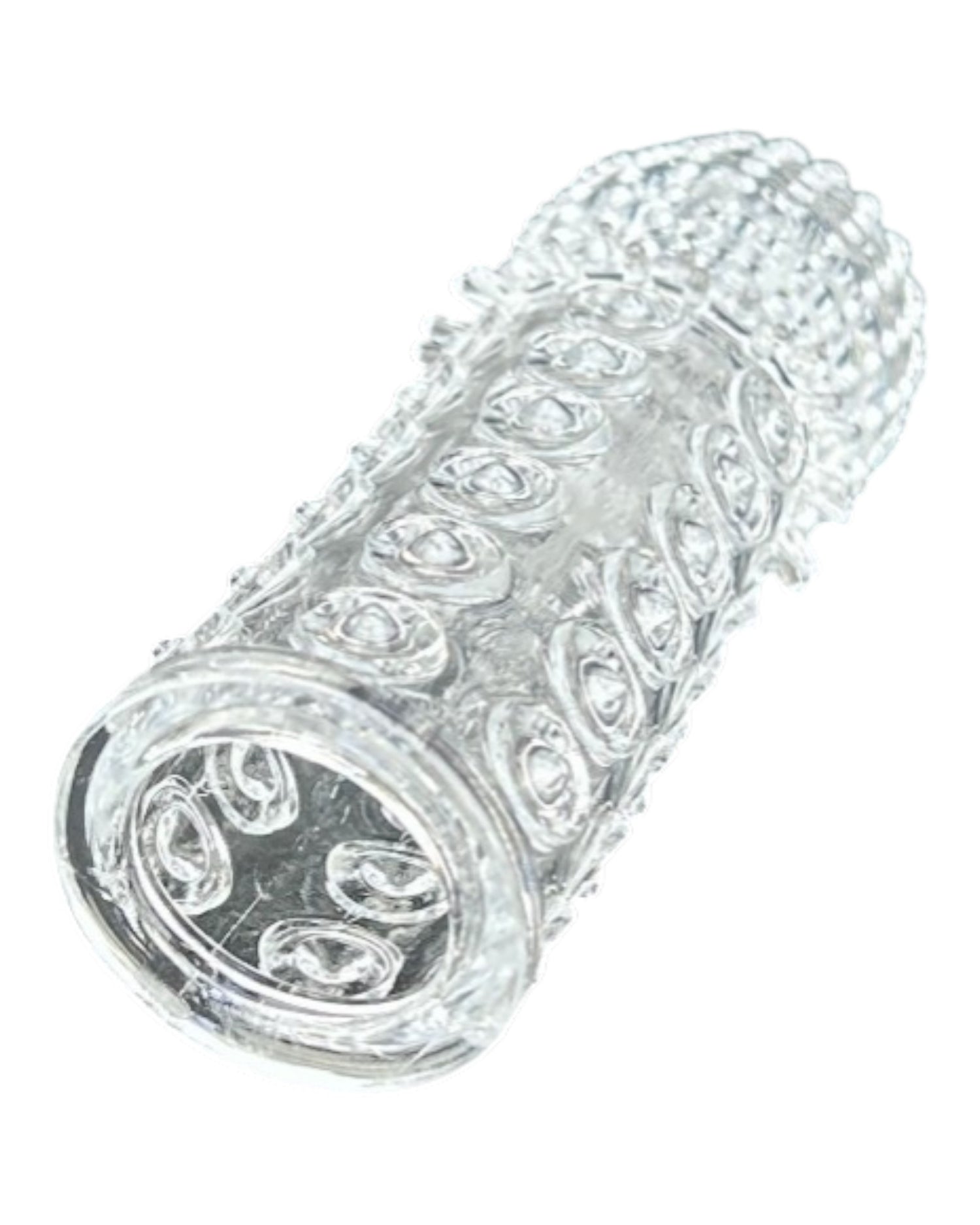 Funda Glow Stretch de gel elástico y suave con textura realista, diseño ergonómico y ajuste perfecto Glow & Vibe.