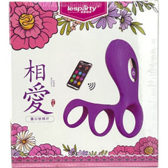 Media funda Dual Pulse de silicón con doble aro, estimulador clitoral y vibración Glow & Vibe.