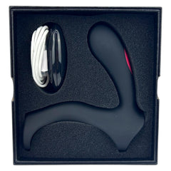 Anillo Remote Pulse de silicón con doble aro y control remoto, 7 modos de vibración Glow & Vibe.