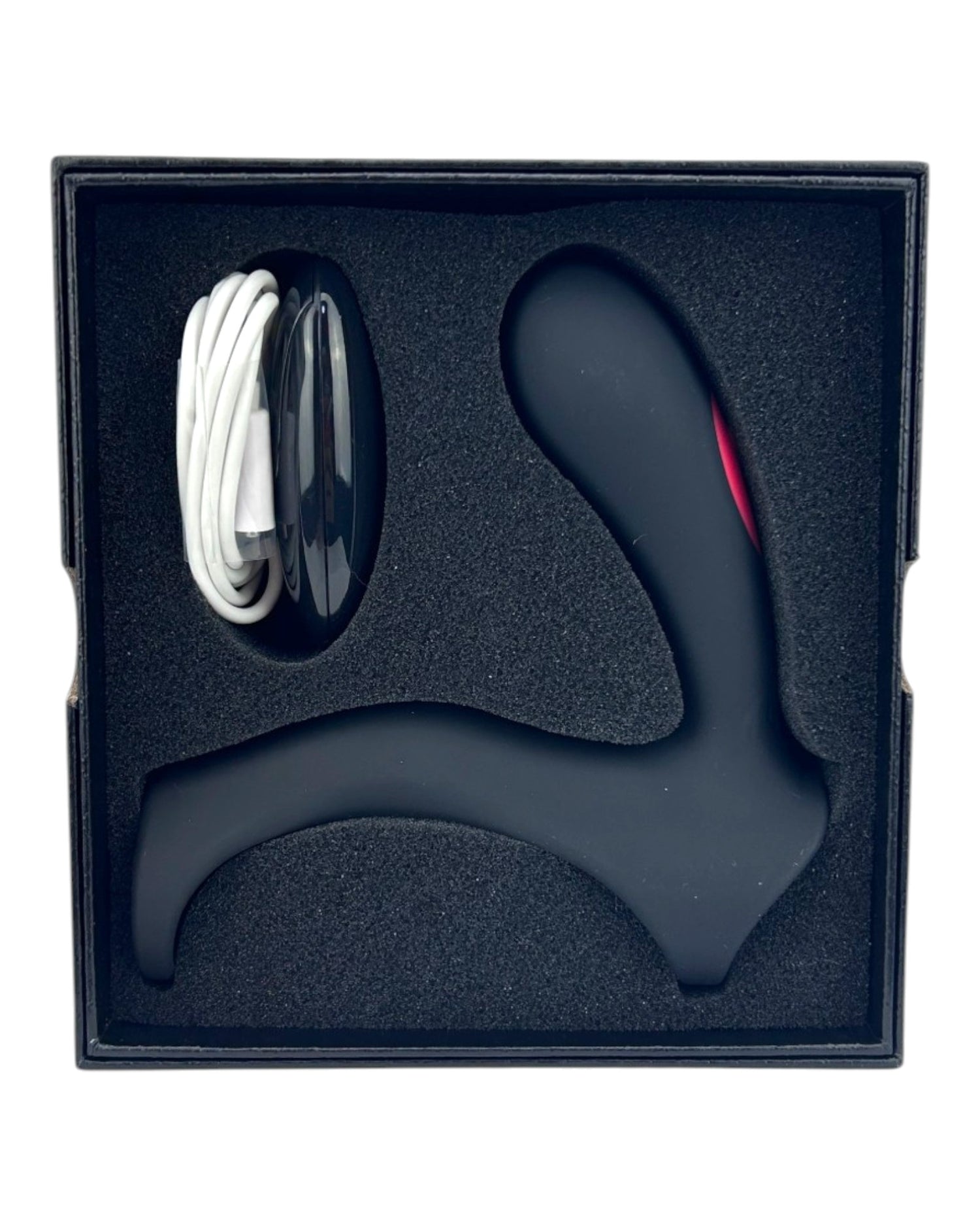Anillo Remote Pulse de silicón con doble aro y control remoto, 7 modos de vibración Glow & Vibe.