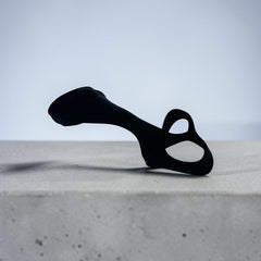 Anillo Thick Touch con funda de silicón texturizado y diseño ergonómico para una estimulación intensa Glow & Vibe.