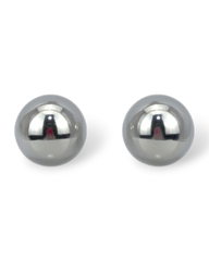 Bolas vaginales Passion Balls de acero inoxidable con acabado pulido para entrenamiento pélvico y placer Glow & Vibe.