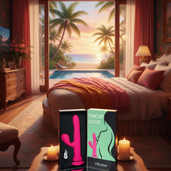 Vibrador de silicona suave Snow Love Glow & Vibe