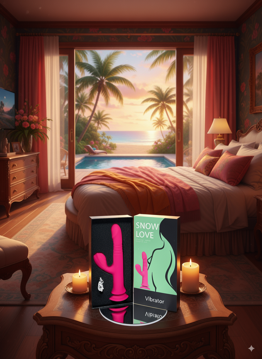 Vibrador de silicona suave Snow Love Glow & Vibe