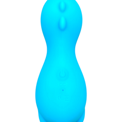 Estimulador clitorial Dino con 7 funciones de succión, diseño tierno y divertido Glow & Vibe.