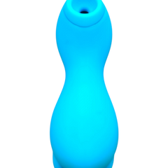 Estimulador clitorial Dino con 7 funciones de succión, diseño tierno y divertido Glow & Vibe.