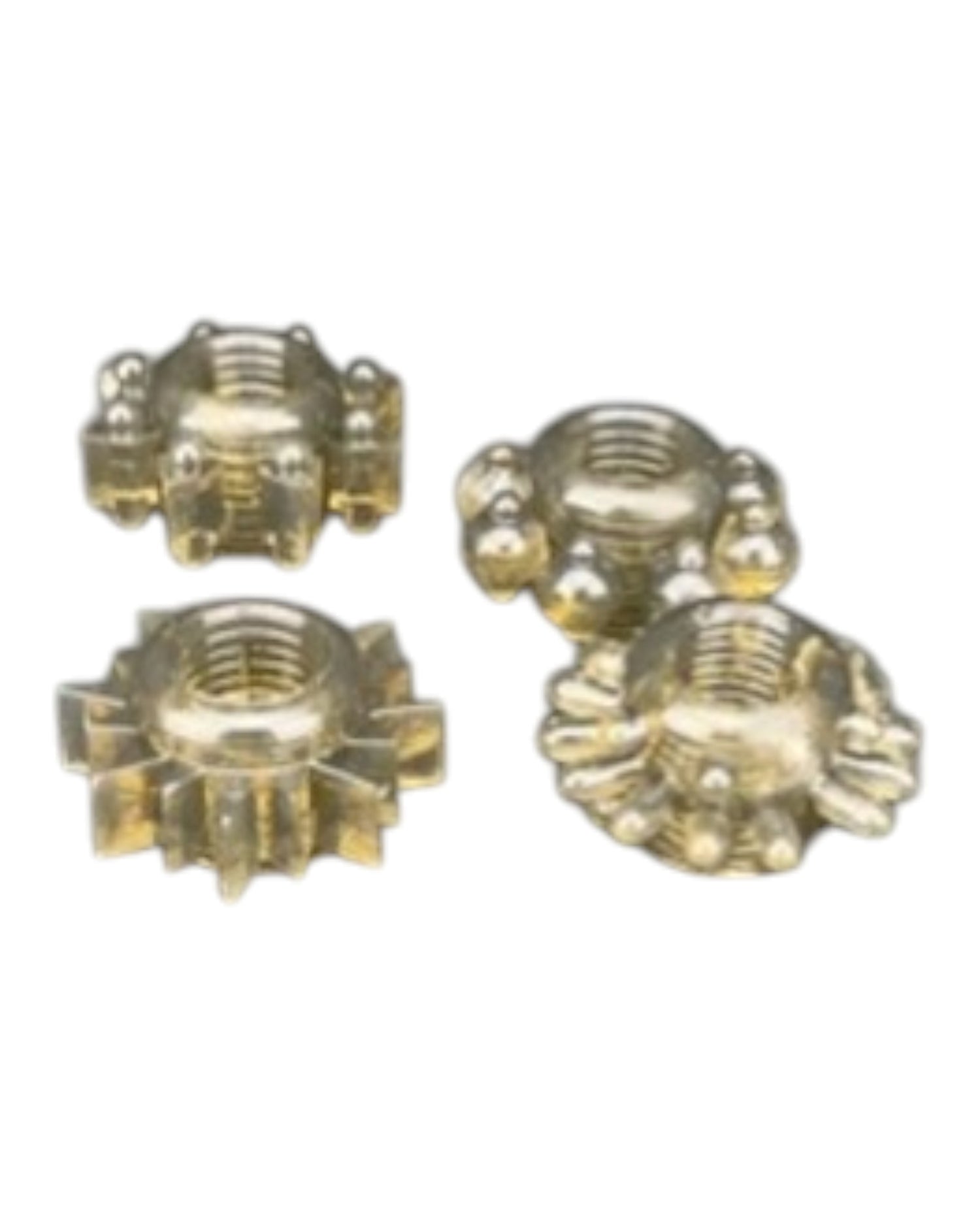 Set de cuatro anillos Control Rings de gel elástico para soporte y rendimiento Glow & Vibe.