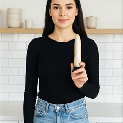 Vibrador Soft Rider con textura suave y diseño ergonómico, color elegante, vibrador cómodo y flexible para mujer, marca Glow & Vibe.
