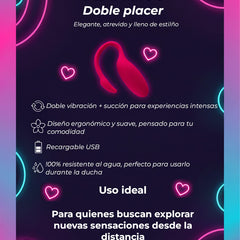 Vibrador Flamingo rosa recargable Glow & Vibe