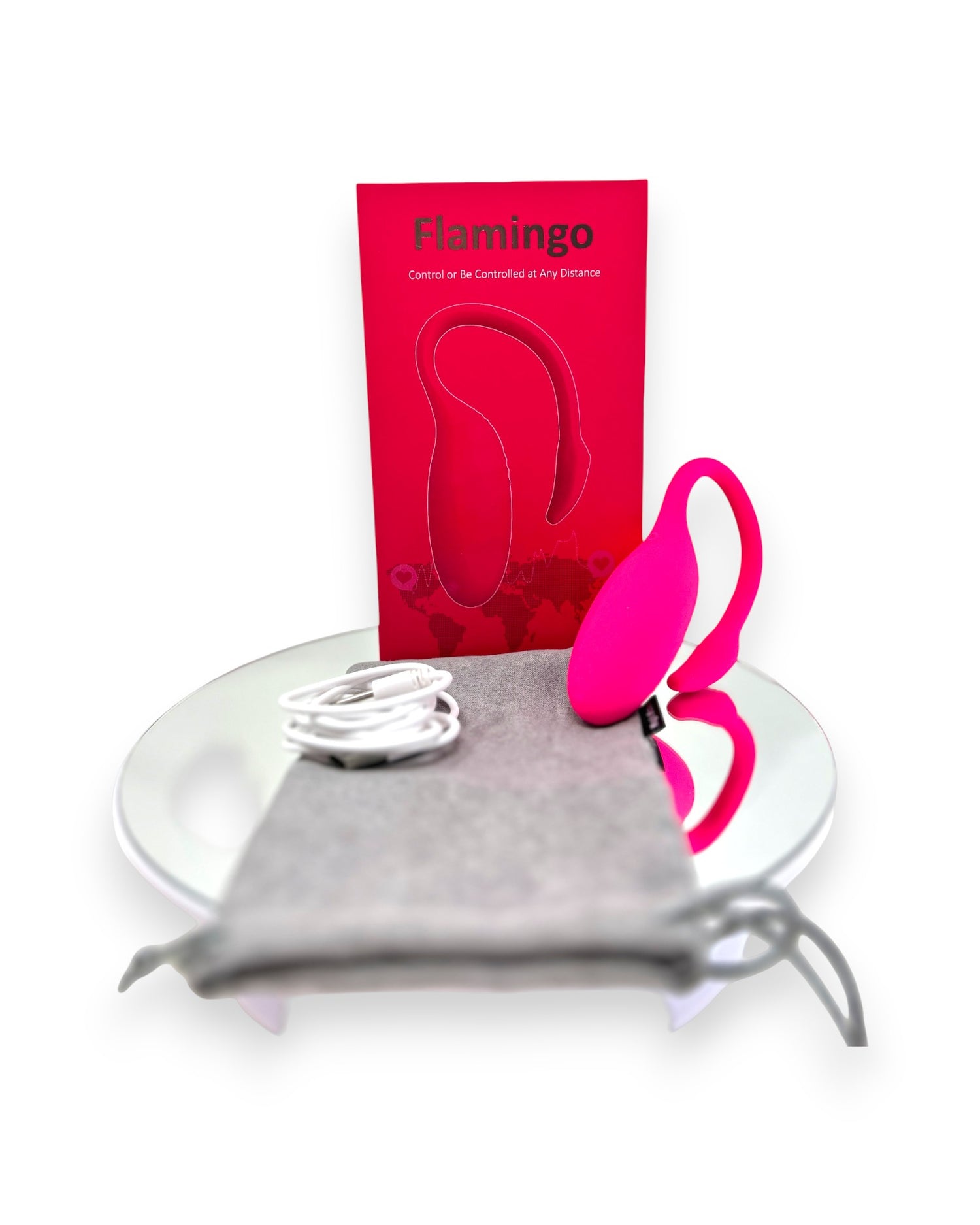 Vibrador Flamingo rosa recargable Glow & Vibe