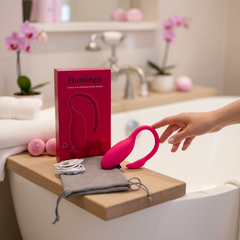 Vibrador Flamingo rosa recargable Glow & Vibe