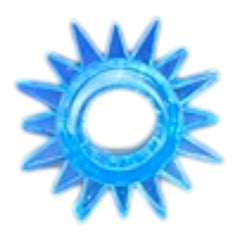 Set de seis anillos Crystal Rings de gel elástico para estimulación y control Glow & Vibe.