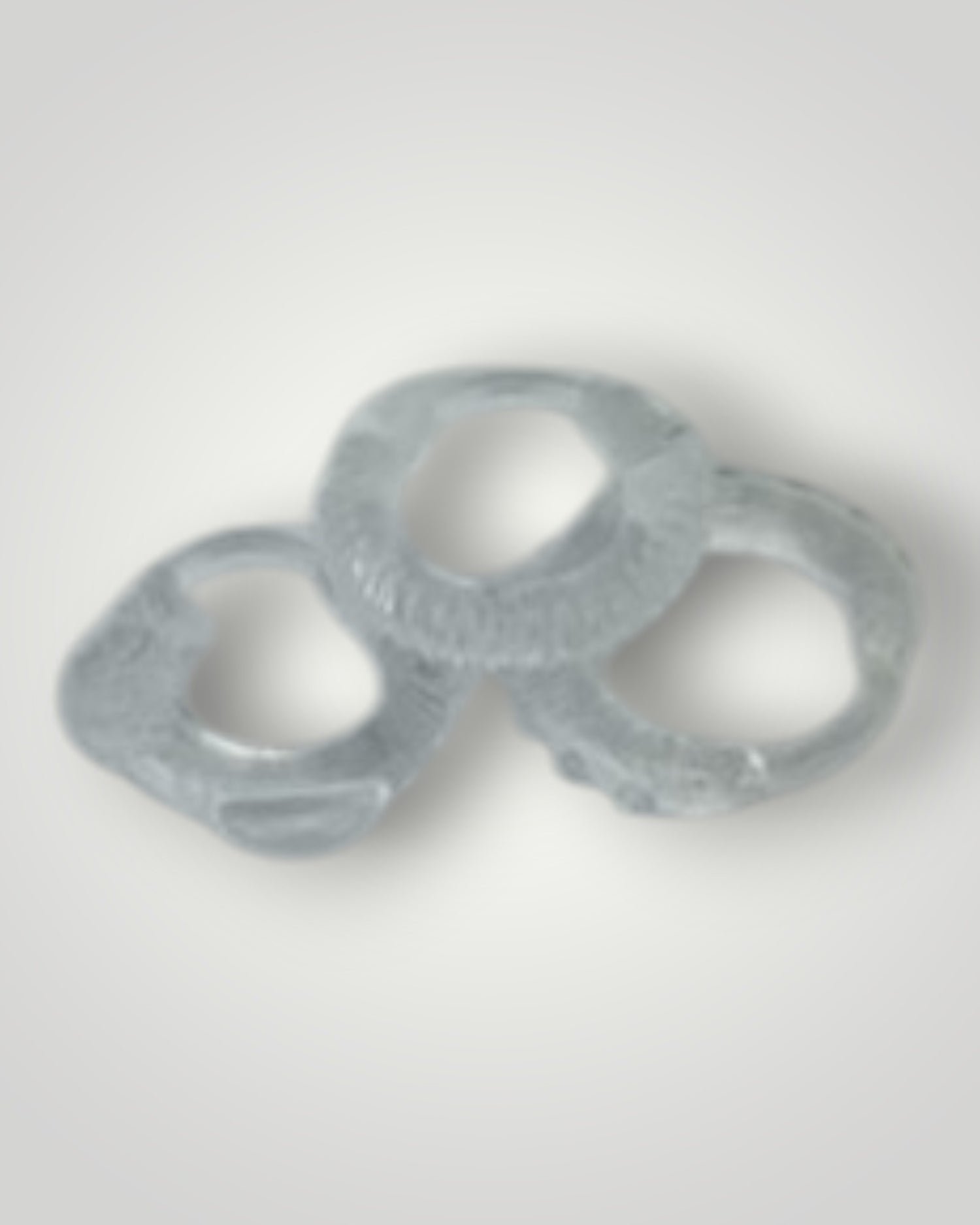 Set Power Grip de tres anillos texturizados de gel suave para estimulación y firmeza Glow & Vibe.