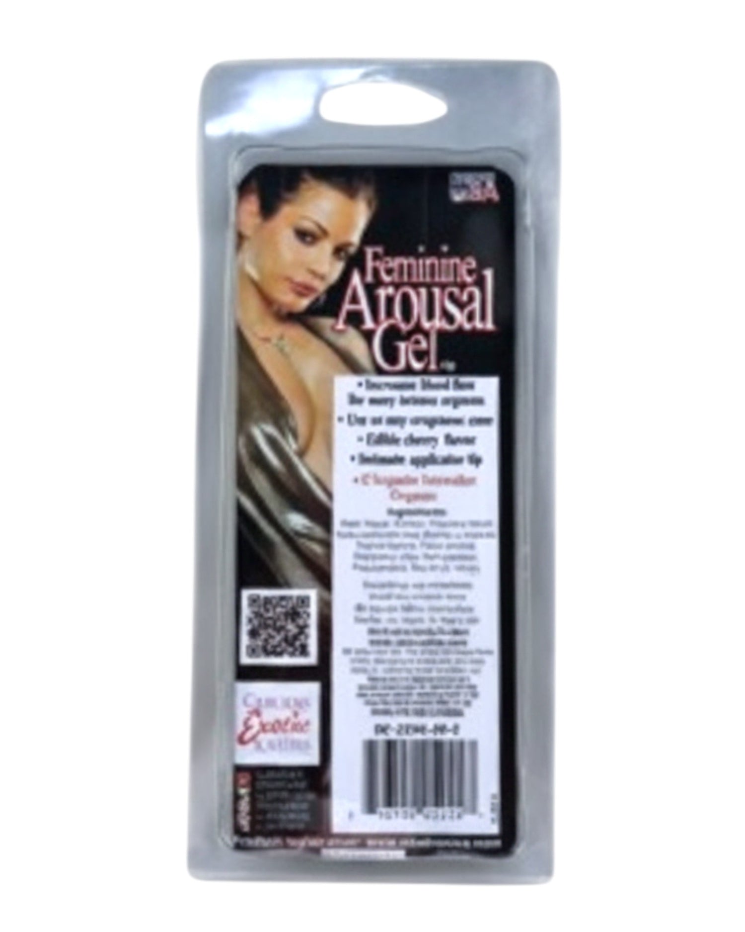 Glow&Vibe Cherry Rush gel estimulante femenino con aroma a cereza que intensifica la sensibilidad y despierta el placer.