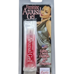 Glow&Vibe Gel estimulante femenino con aroma a cereza, intensifica la sensibilidad y despierta el placer. Fórmula ligera y sedosa.