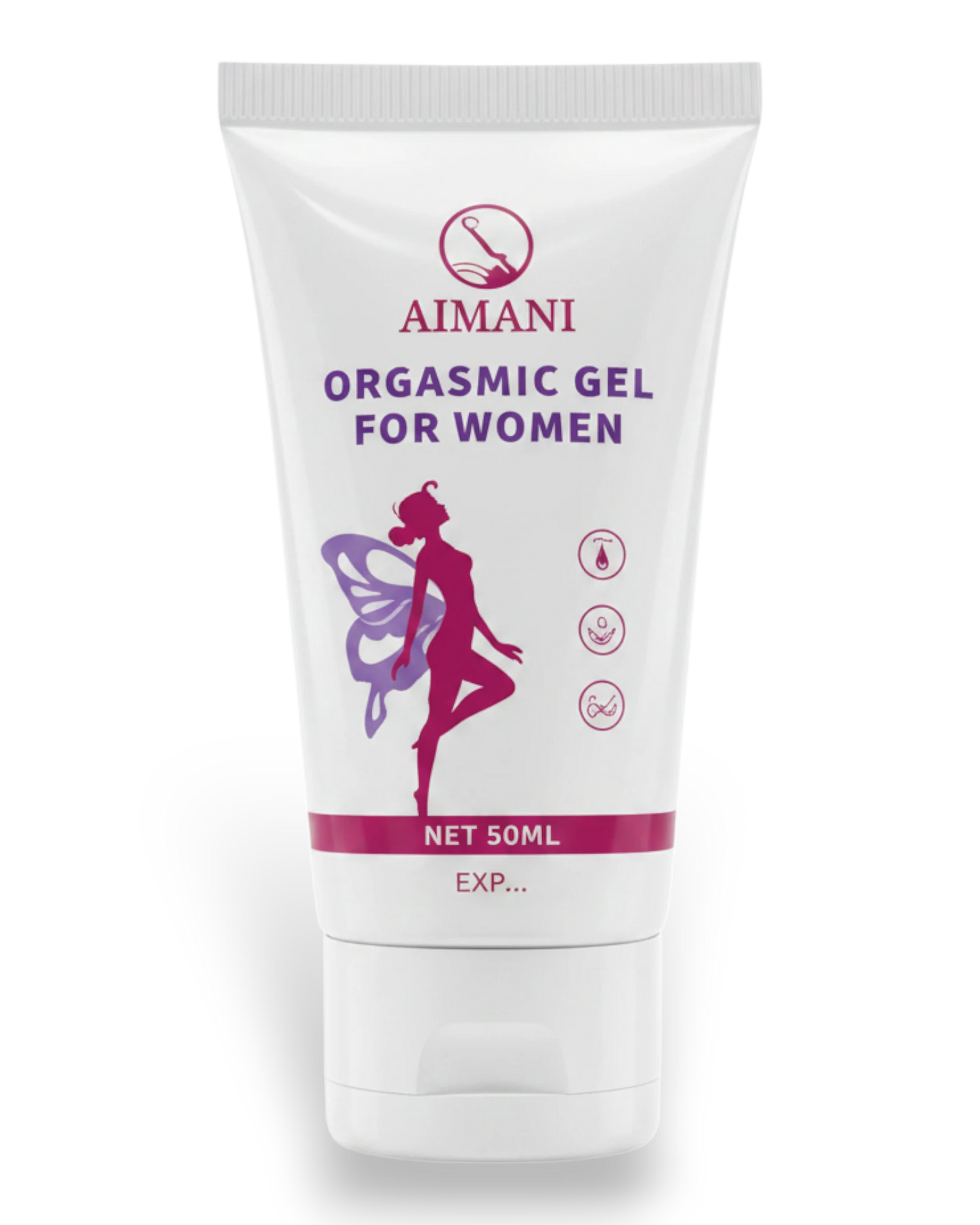 Glow&Vibe Orgasmix Gel para mujeres, gel íntimo estimulante de base acuosa para potenciar el placer y la sensibilidad.