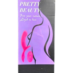 Pretty Beauty Harness de Glow&Vibe, arnés con dildo de silicona rosa flexible y texturizado con 9 funciones de vibración y control remoto.
