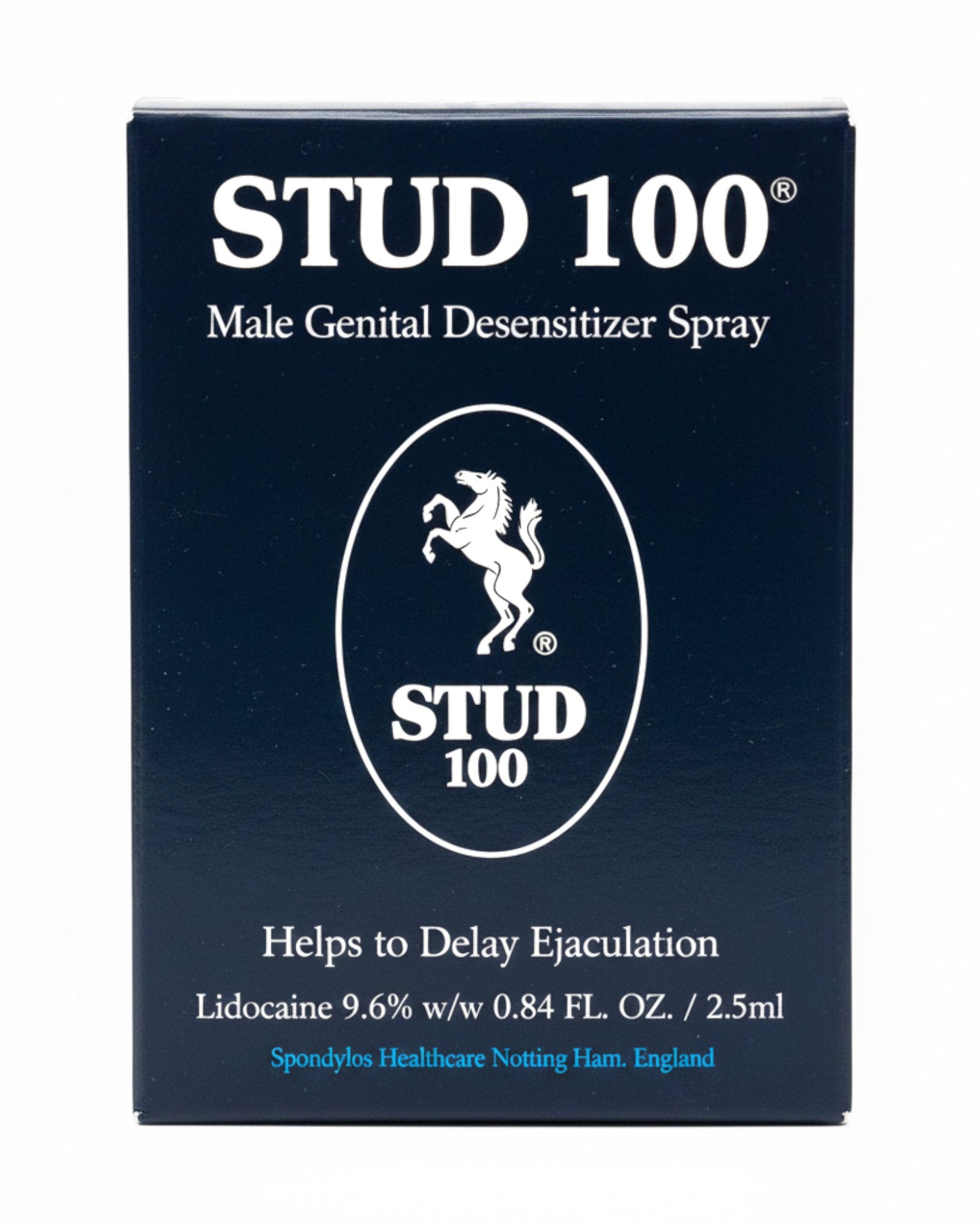 Glow&Vibe Stud Max Spray desensibilizante masculino para retrasar la eyaculación. Contiene lidocaína.
