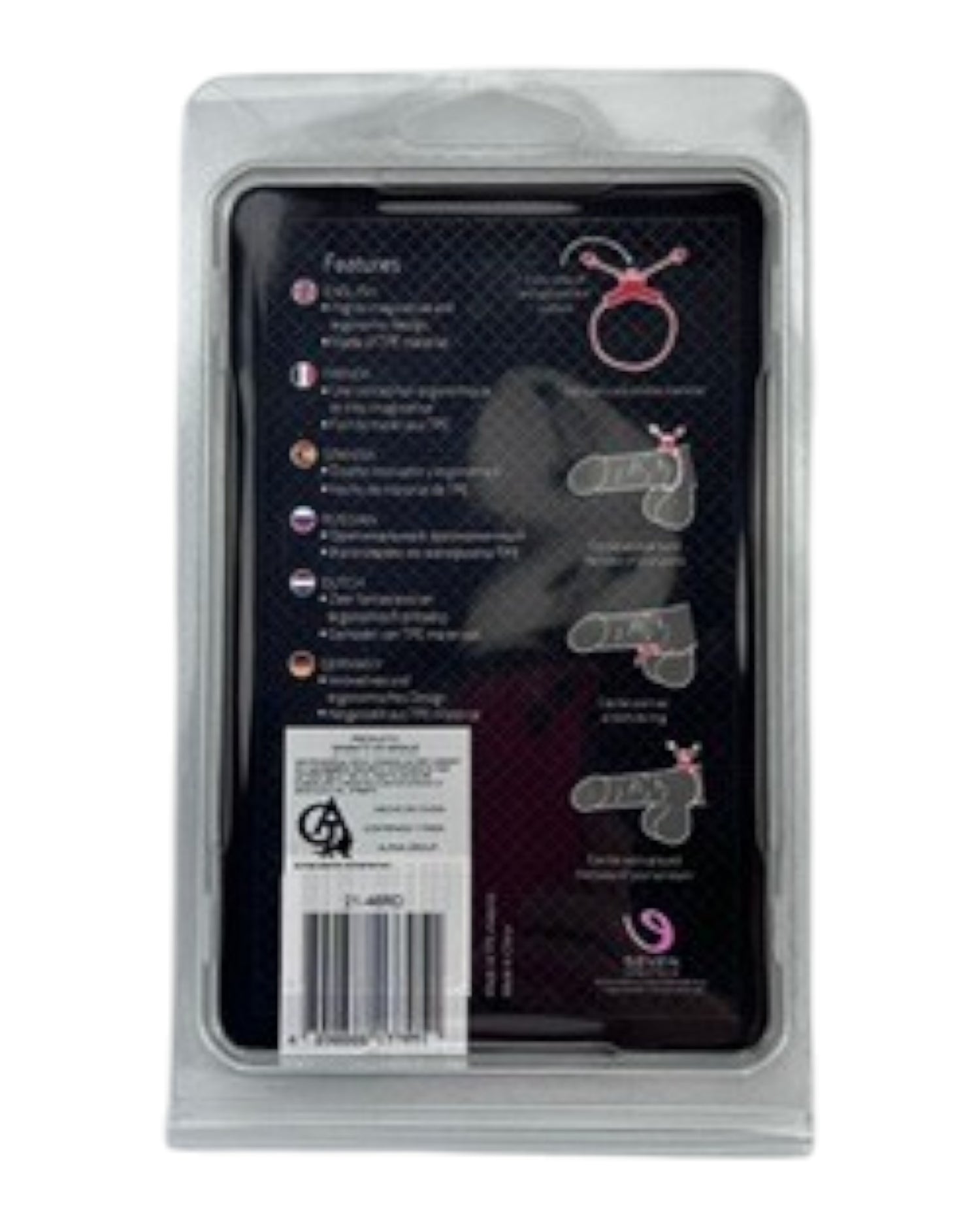 Liga Ace Ring ajustable para control y soporte íntimo Glow & Vibe.