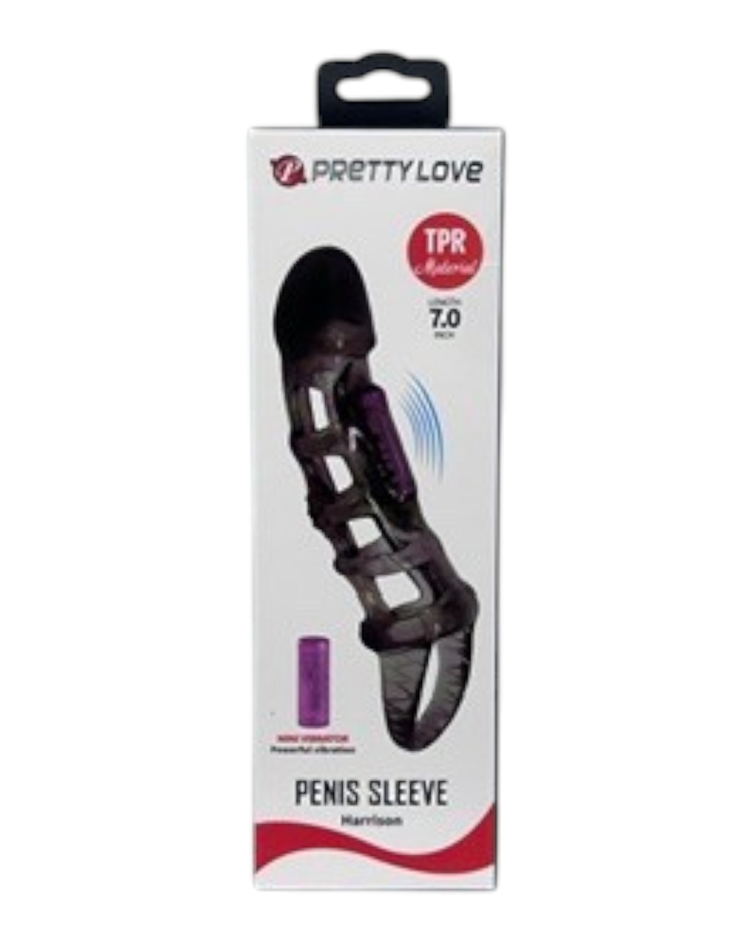 Extensión Vibe Extender de gel suave con vibración para intensificar el placer en pareja Glow & Vibe.
