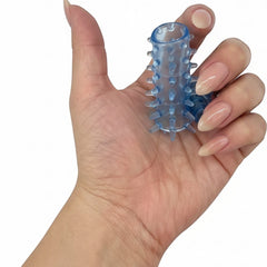 Liga Pulse Grip de silicón con vibración integrada para estimulación intensa Glow & Vibe.