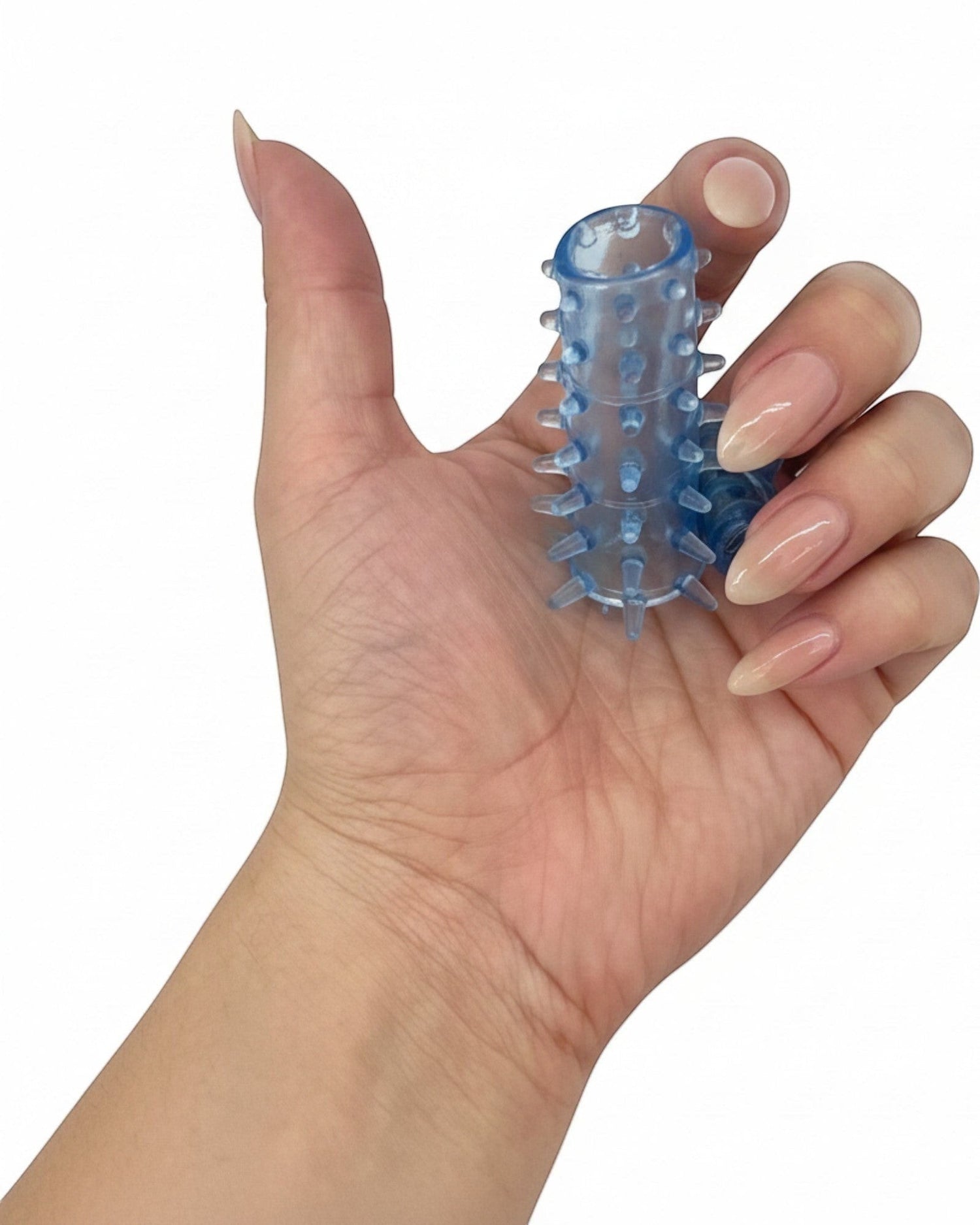 Liga Pulse Grip de silicón con vibración integrada para estimulación intensa Glow & Vibe.