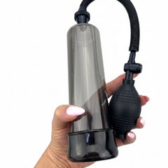 Bomba de succión Handsome Pump manual con válvula de liberación para estimulación masculina Glow & Vibe.