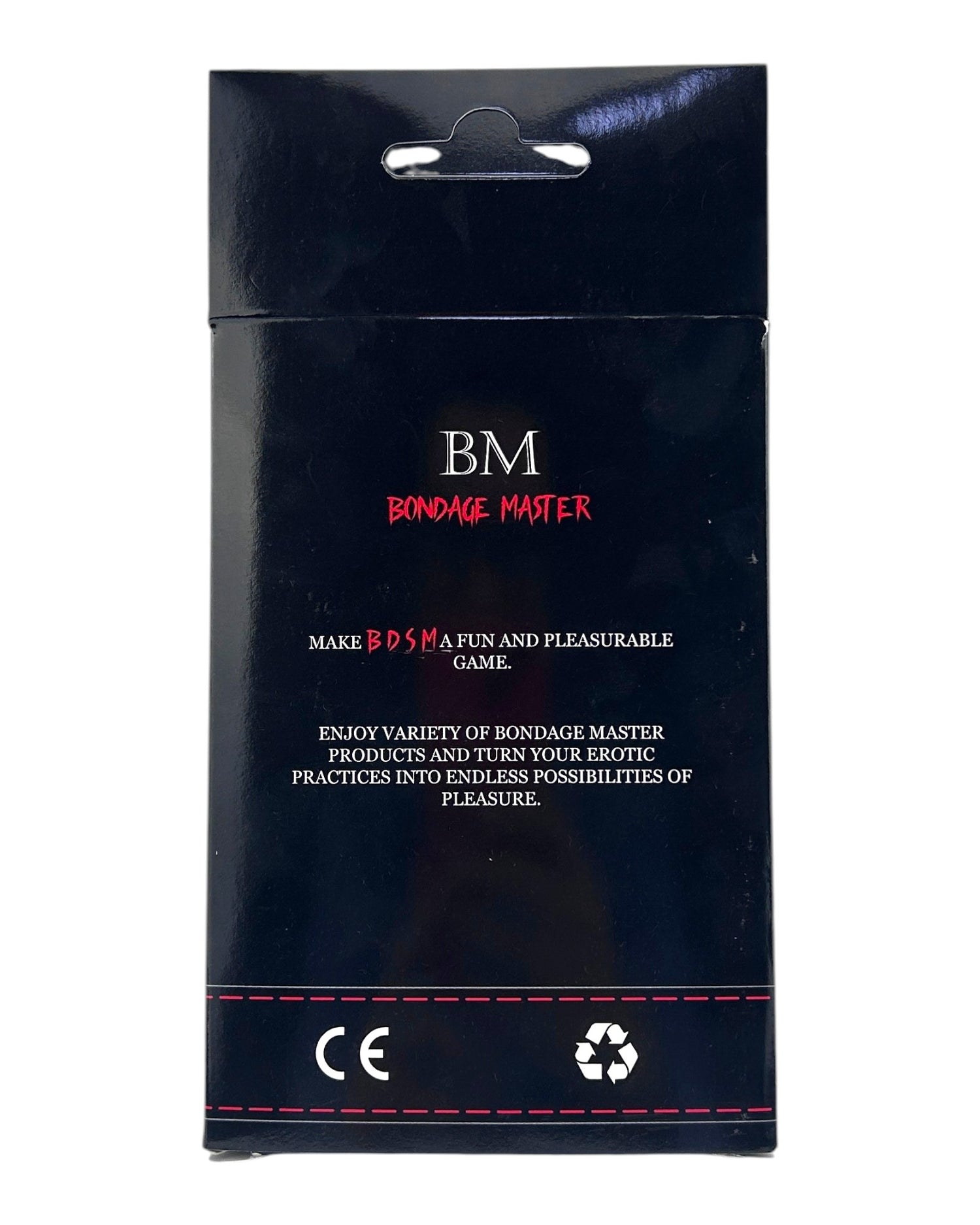 Glow & Vibe Gloss Whip, látigo corto de vinilo negro brillante para juego de poder con estilo y sutileza.