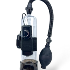 Power Pump Vibe | Bomba de succión vibradora con control manual | Glow & Vibe