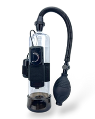 Power Pump Vibe | Bomba de succión vibradora con control manual | Glow & Vibe