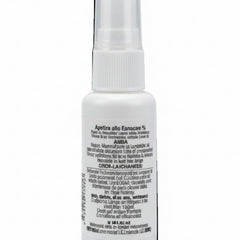 Glow&Vibe Pro Longer spray desensibilizante para hombre. Envase blanco con aplicador de spray y tapa transparente.