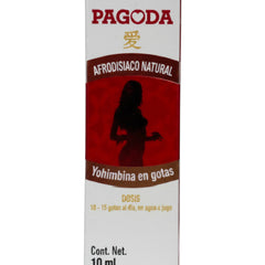 Glow&Vibe Desire Bloom afrodisíaco natural líquido con yohimbina en gotas, 10 ml.