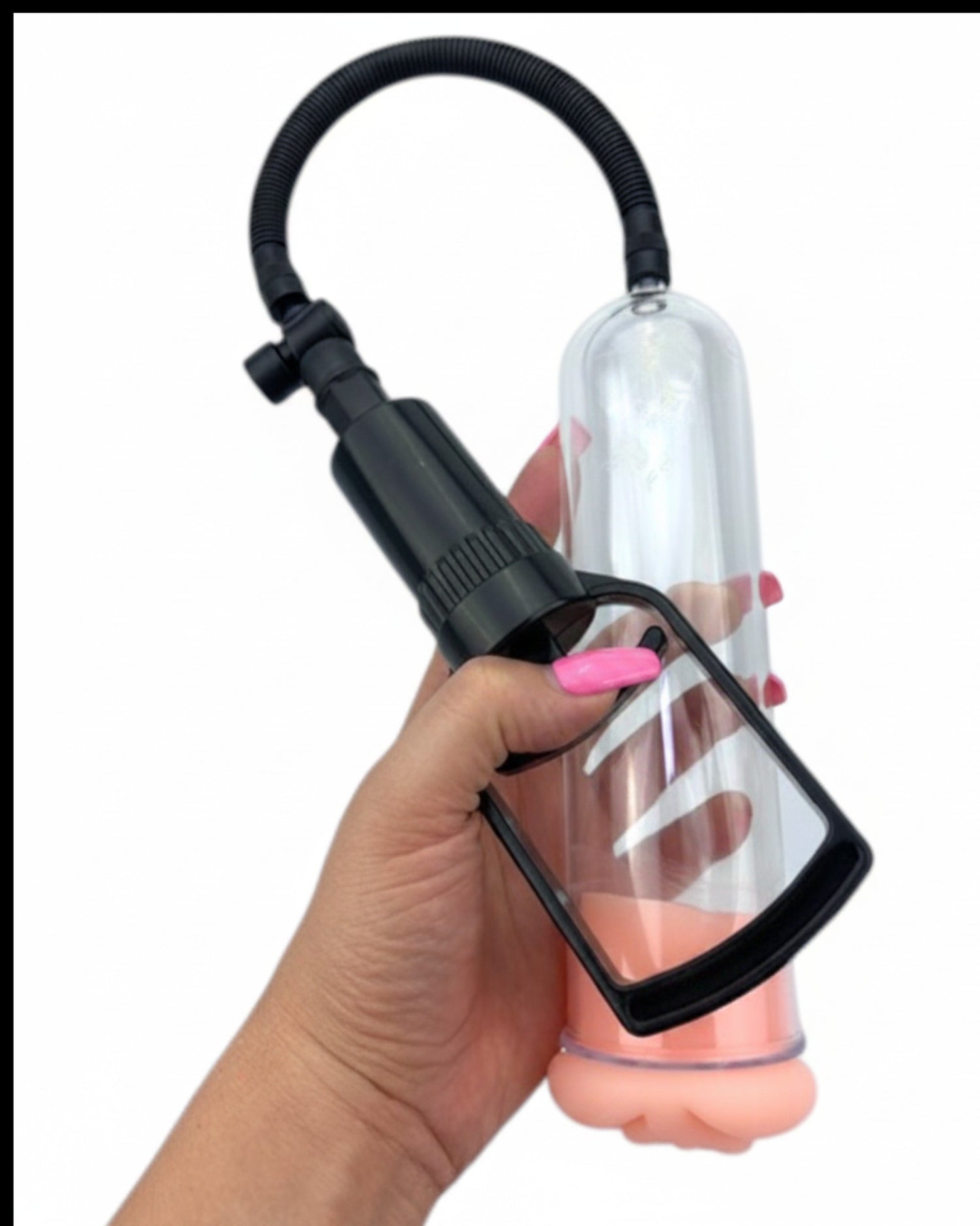 Bomba Max Control Pump con sistema de succión profesional y gatillo de presión Glow & Vibe.