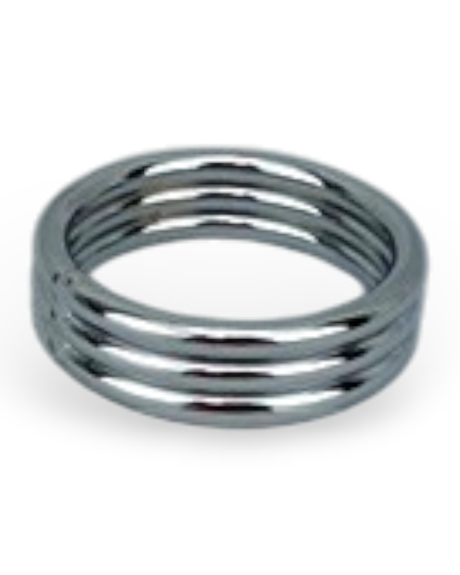 Triple anillo Titan Ring de acero para control, potencia y resistencia Glow & Vibe.