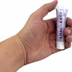 Glow&Vibe Anal - Easy Jelly lubricante anal desensibilizante con aloe vera y romero. Tubo de 30ml.