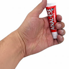 Glow&Vibe Cherry Jelly lubricante desensibilizante con sabor a cereza en tubo rojo.