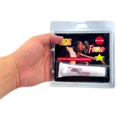 Glow&Vibe O-Glow Gel estimulante femenino en blister para intensificar la sensibilidad y el placer.