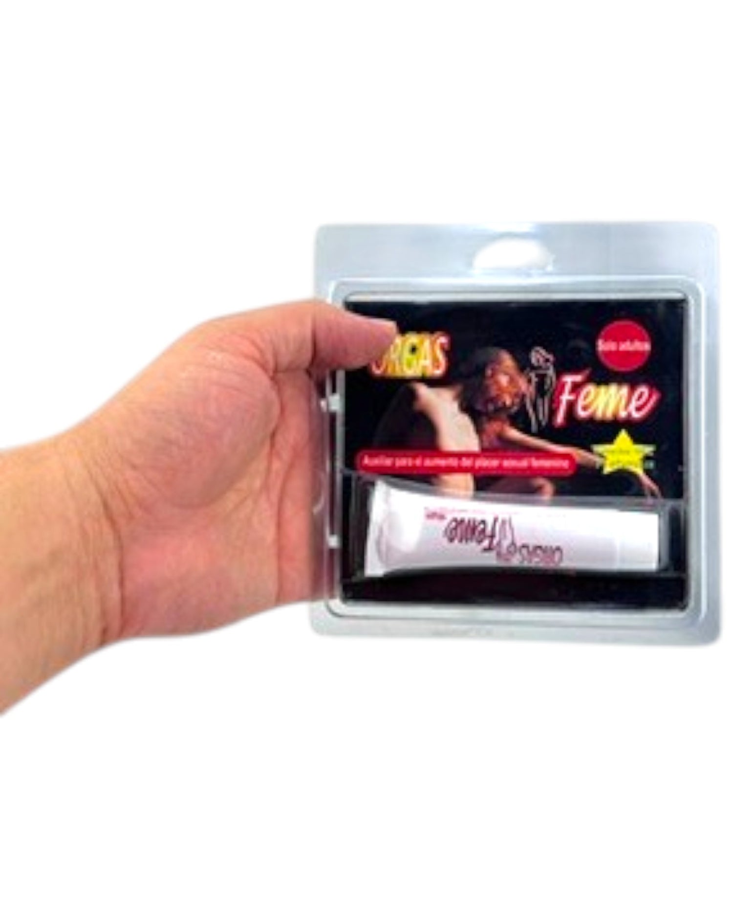 Glow&Vibe O-Glow Gel estimulante femenino en blister para intensificar la sensibilidad y el placer.