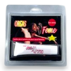 Glow&Vibe O-Glow Gel estimulante femenino en envase blister, intensifica la sensibilidad y acelera el placer.