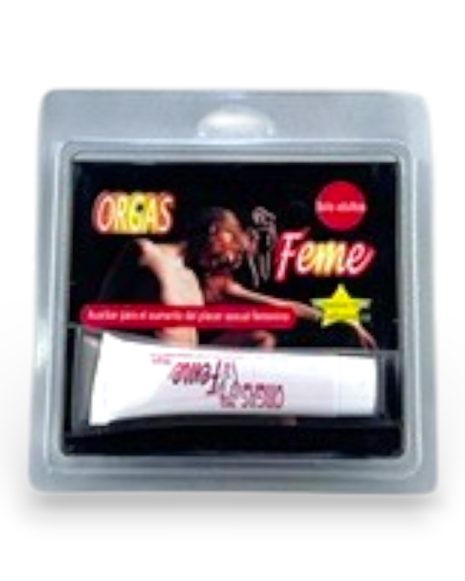 Glow&Vibe O-Glow Gel estimulante femenino en envase blister, intensifica la sensibilidad y acelera el placer.