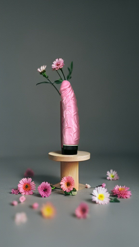 Vibrador Pearl Vibe con acabado perla, diseño suave y elegante, vibrador sofisticado para mujer, Glow & Vibe.