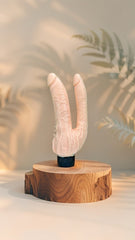 Vibrador Dual Lover doble estimulación, diseño elegante y envolvente, vibrador para placer simultáneo, marca Glow & Vibe.