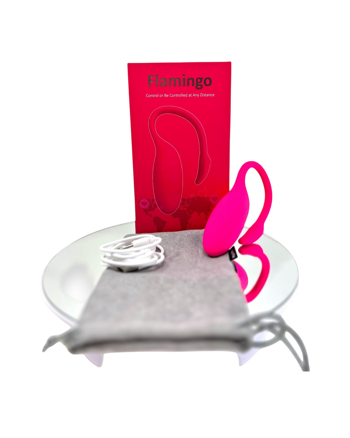 Vibrador Flamingo rosa recargable Glow & Vibe